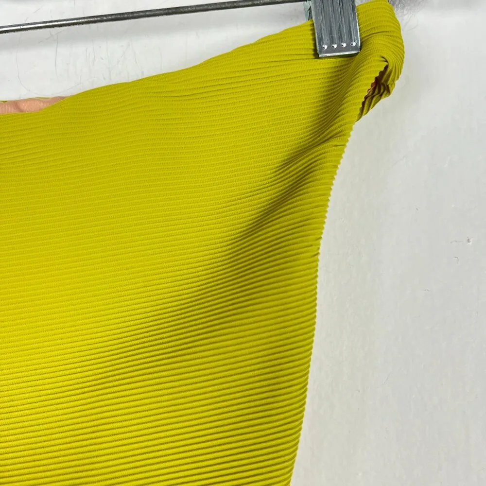 NWT J. Crew Ribbed High-Rise Cheeky Bikini Bottom Green Size XXS NEW - Image 10