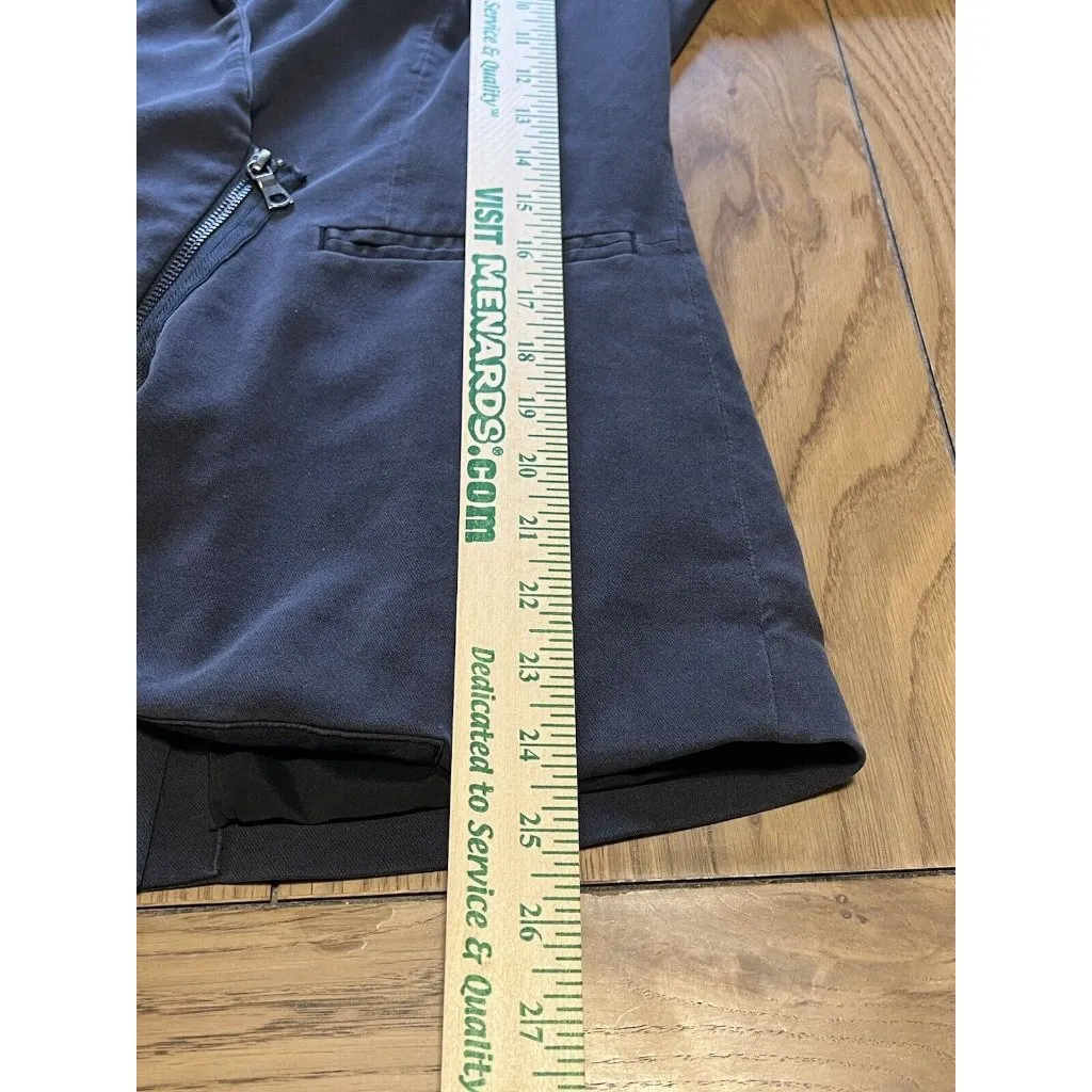 GoSilk Go Silk Women's Size 6 Moto Jacket Zip Up‎ Pockets & Sleeves Mob Wife - Image 4