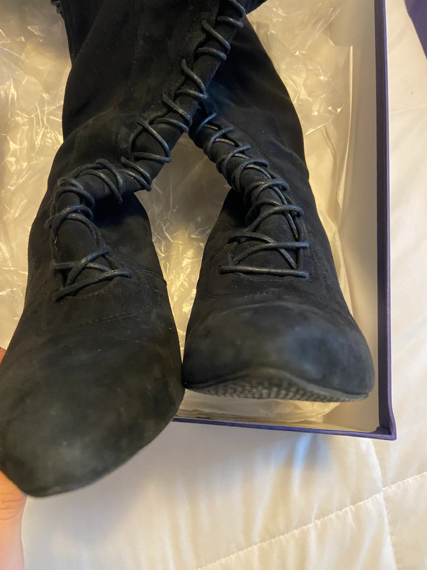 Stuart Weitzman Half N Half Knee Boots - Image 6