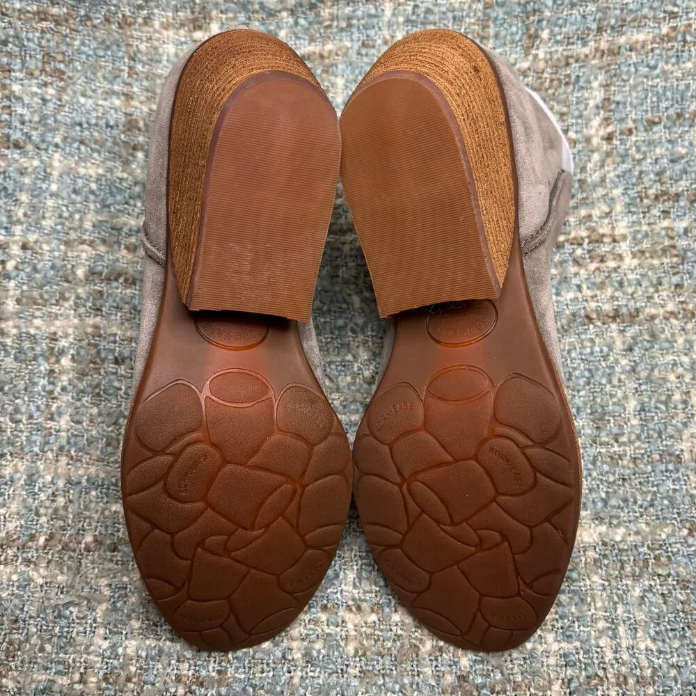 Kork-Ease Chandra Heeled Ankle Boots in Grey Suede - Image 8