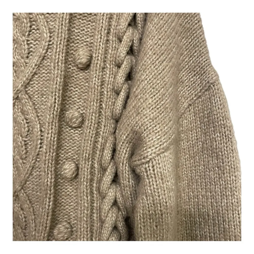 Fab’rik Cropped, Oversized cable knit sweater size S/M - Image 6