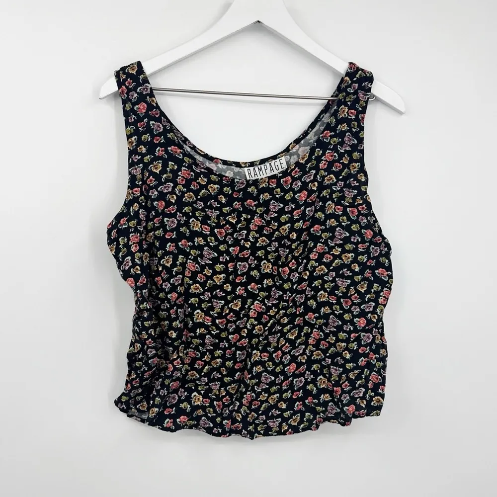 Rampage Vintage Y2K Floral Coquette Tank Top Size Large Early 2000s - Image 6