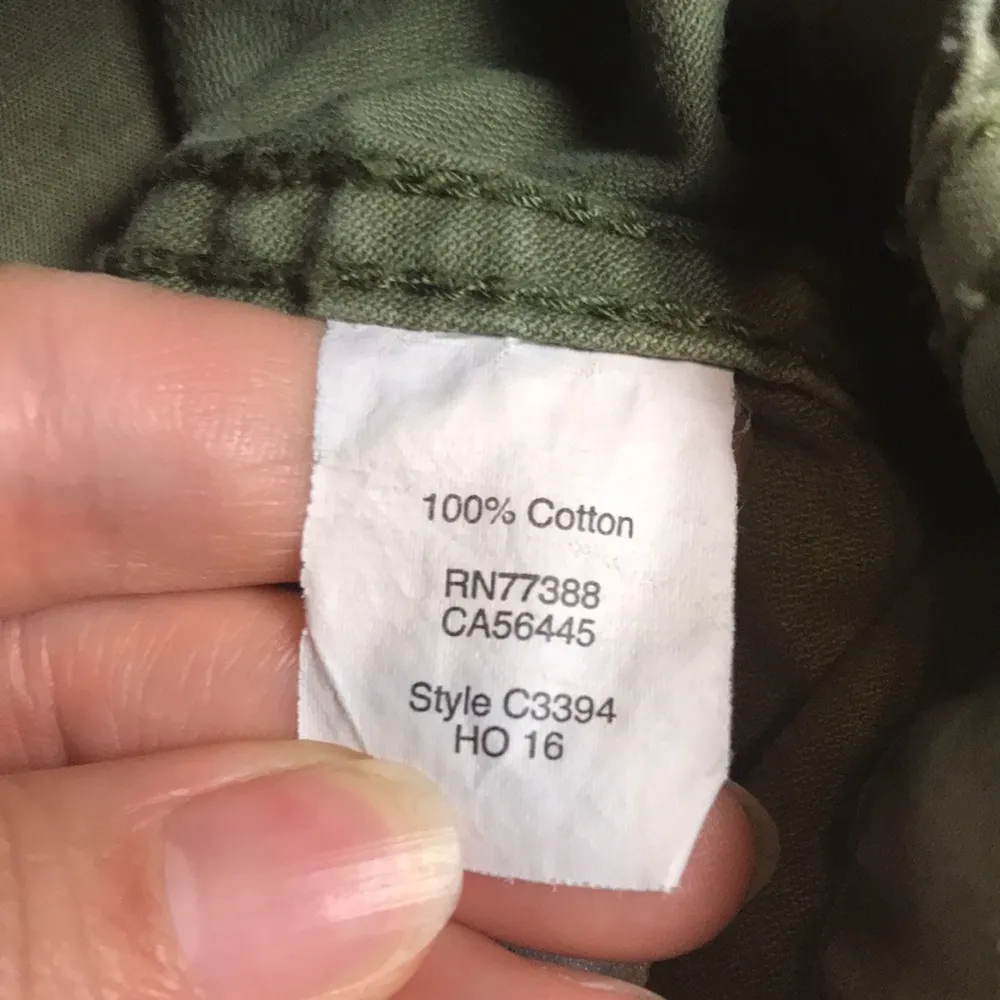 Madewell Women’s Utility Multi-pocket Olive Green Zip-Up Jacket - Image 8