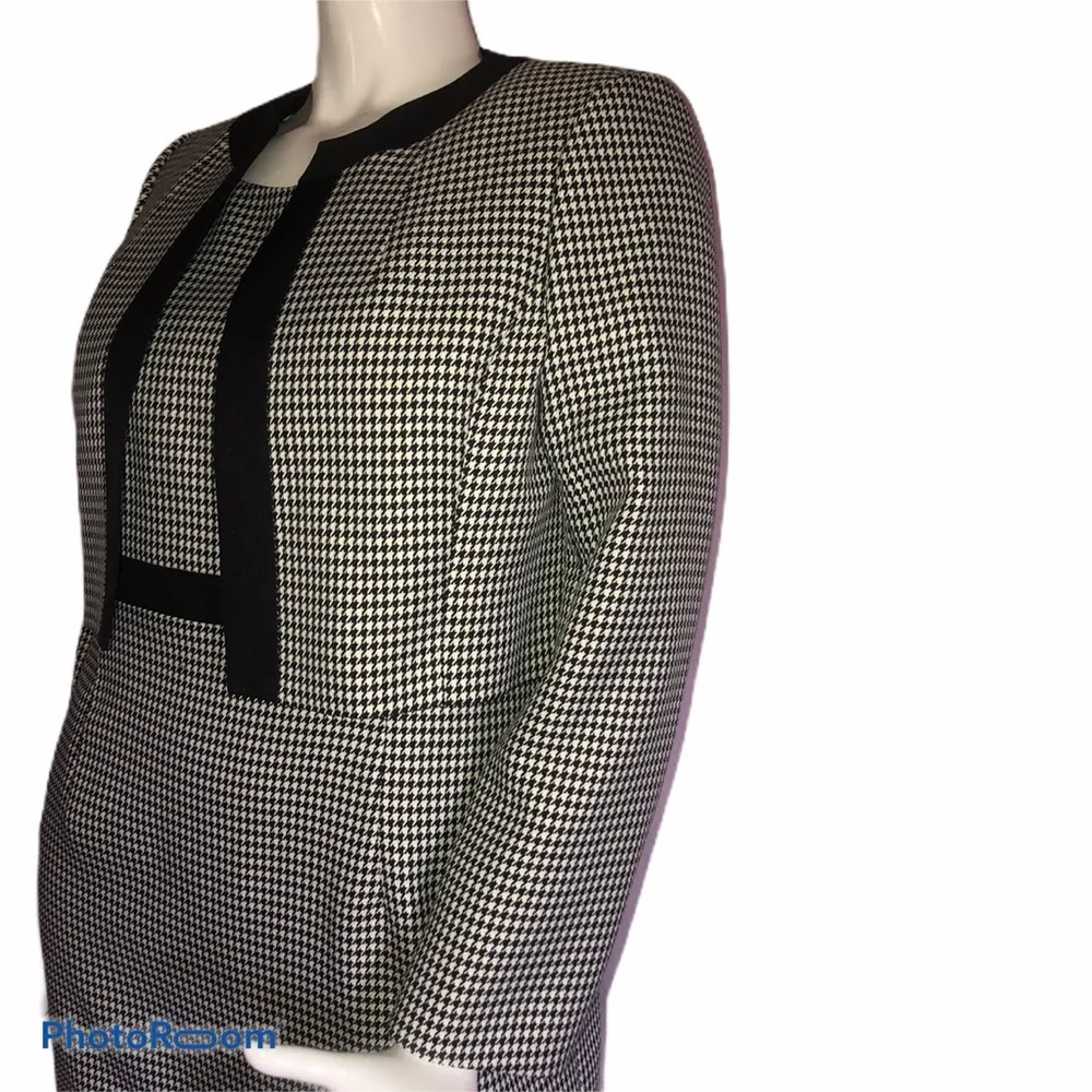 Jones New York houndstooth 2 piece dress - Image 3