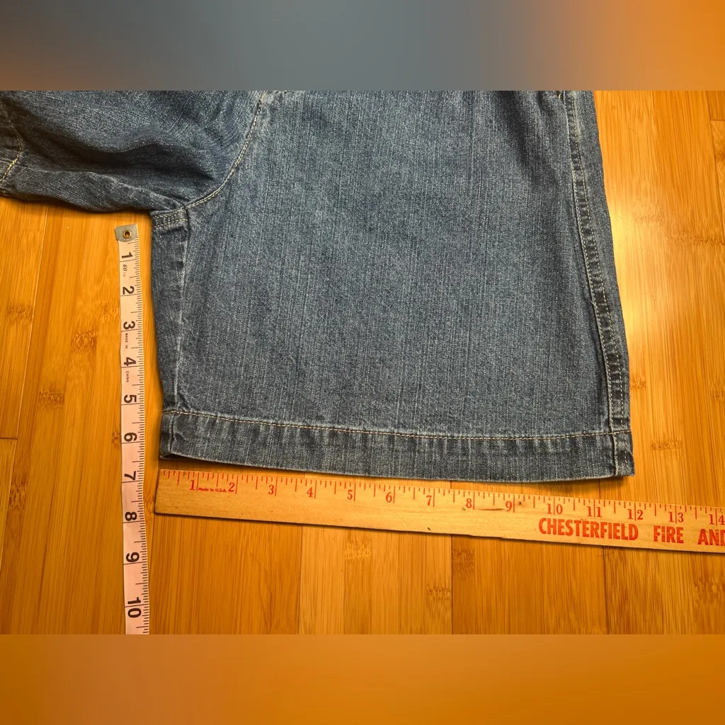 Faded Glory Womens High Waisted 100% Cotton Casual Denim Shorts/Jorts,Y2K|Size:4 - Image 13