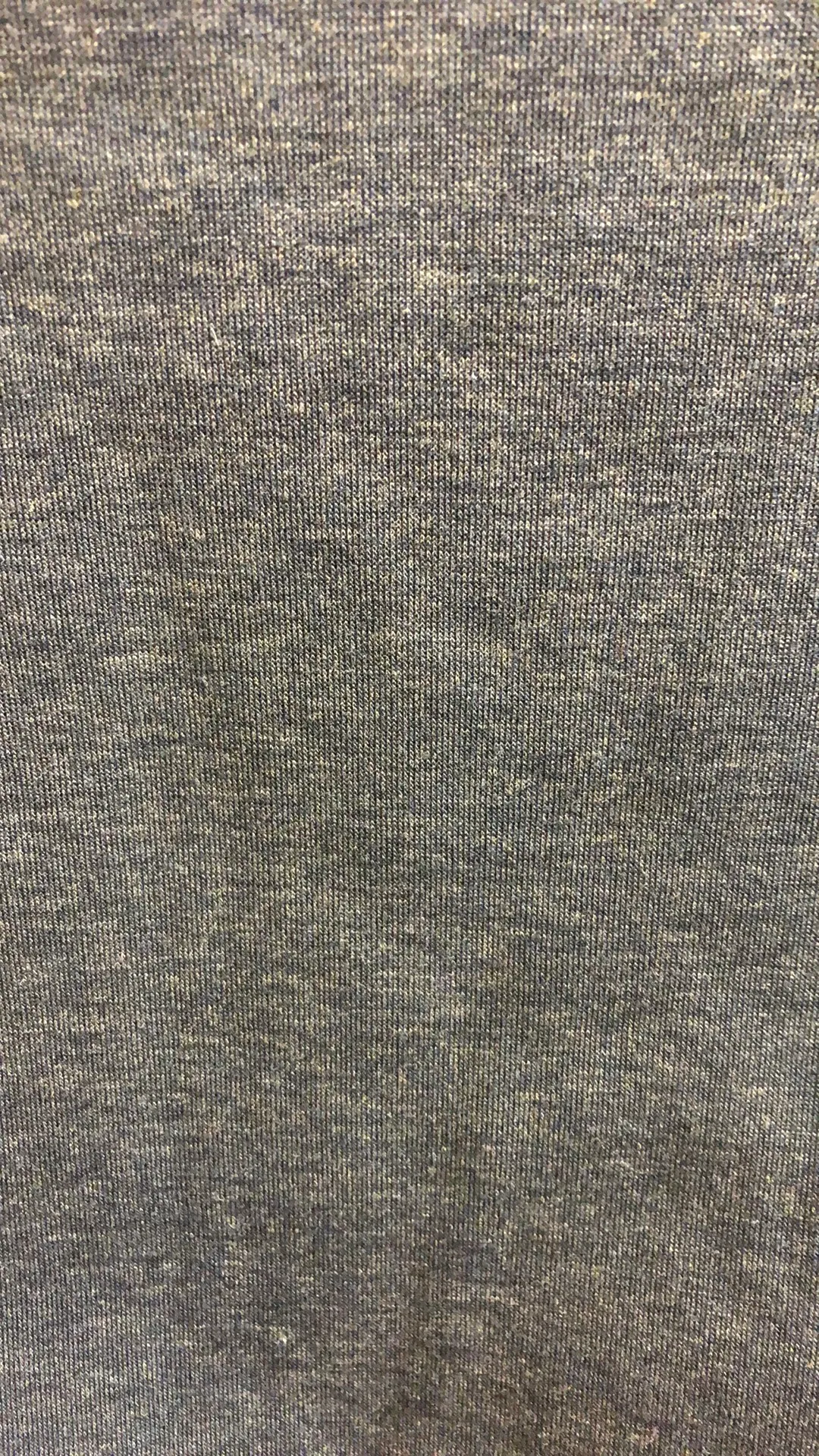 Heathered Black Quilted Sweatshirt Jacket - Image 3