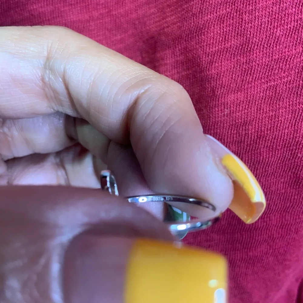 Sterling Sliver 925 'Love' Script Ring Silver - Image 2