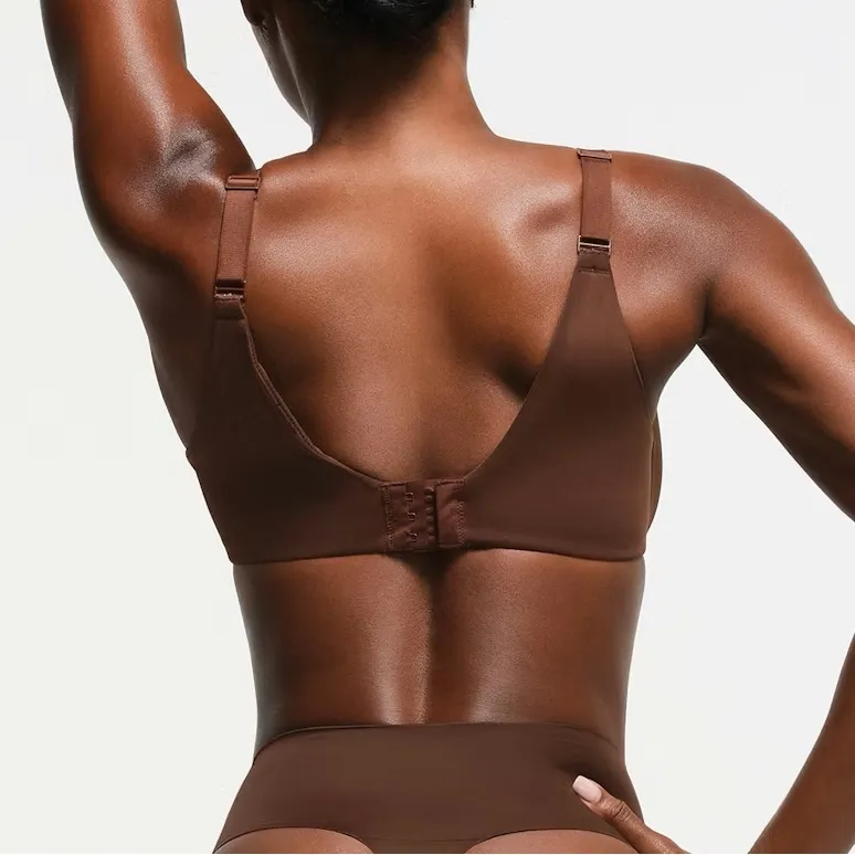 NWT SKIMS Smoothing Intimates Full Coverage Bra - Cocoa Brown - 32D - Image 2
