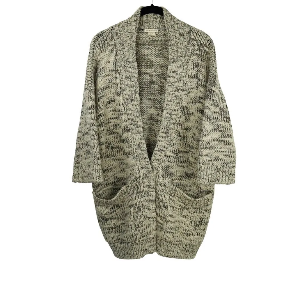 Club Monaco Wool Womens Open Front Knit Cardigan With Pockets Size XS - Image 3