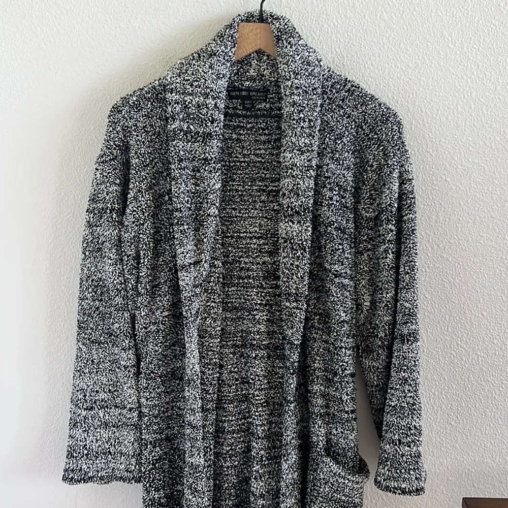 Barefoot Dreams CozyChic Adult Robe Gray Size 1 (Small) - Image 3