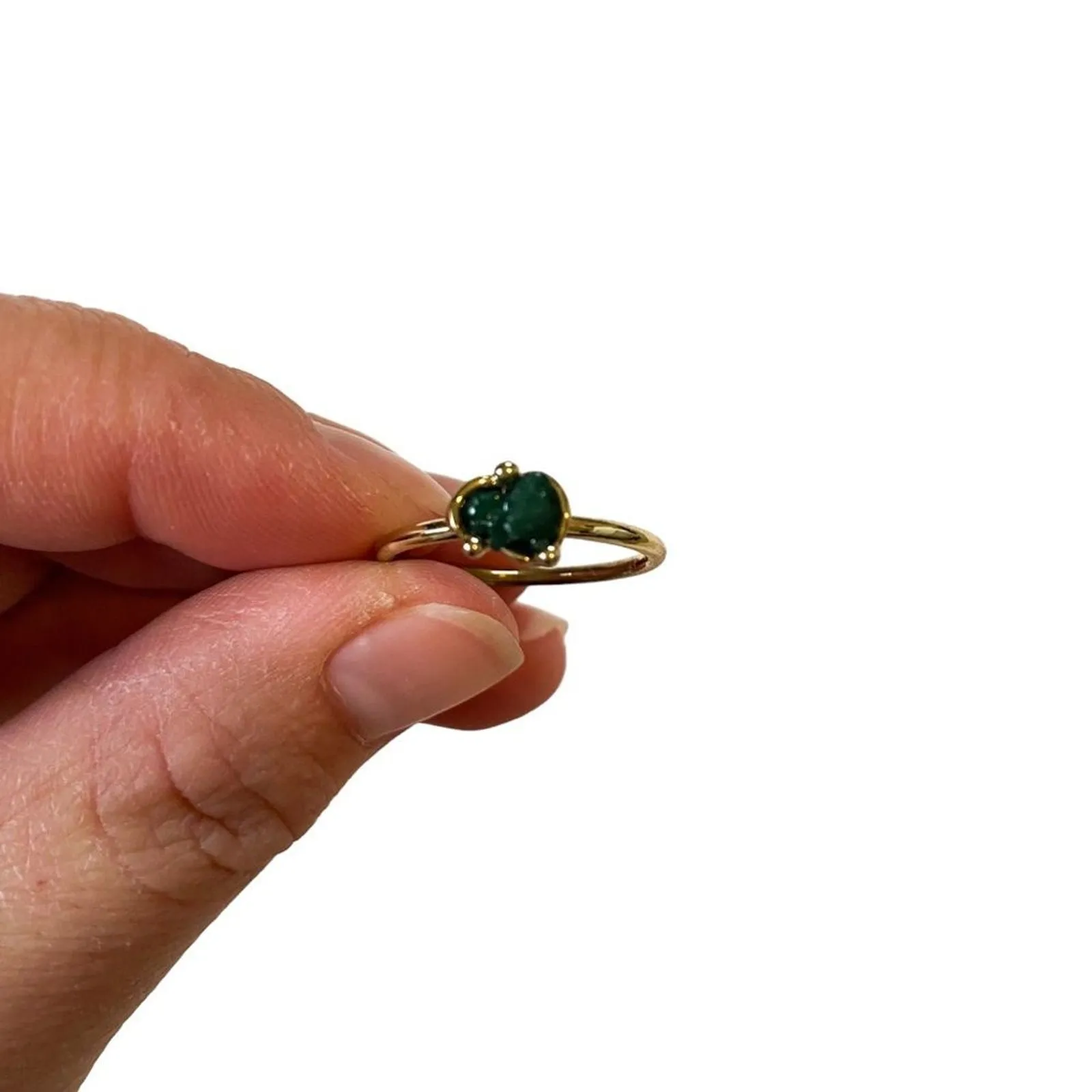 Pura Vida Gold Retro Rainbow Ring Set Trendy Boho Fashion Jewelry Stackable - Image 4