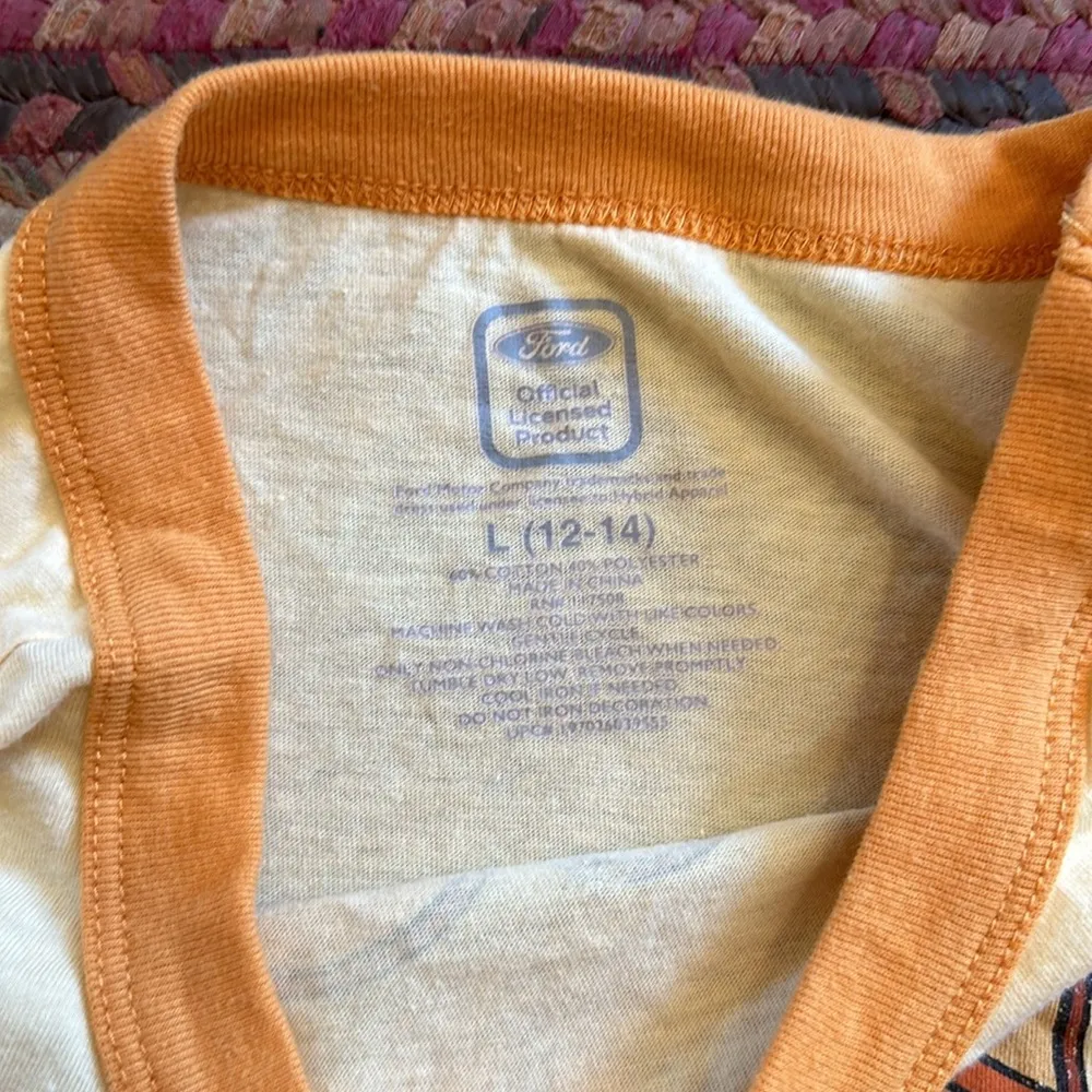 FORD BRONCO SUV CAR DESERT GRAPHIC TEE Yellow Size undefined - Image 2