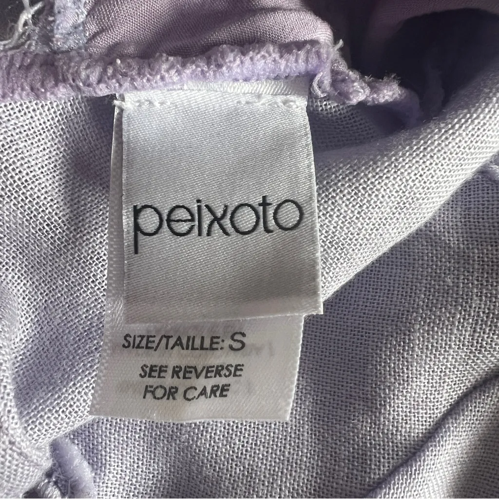 Peixoto Ora Dress Dusty Lavender Eyelet Lace Trim Mini Small Purple - Image 8