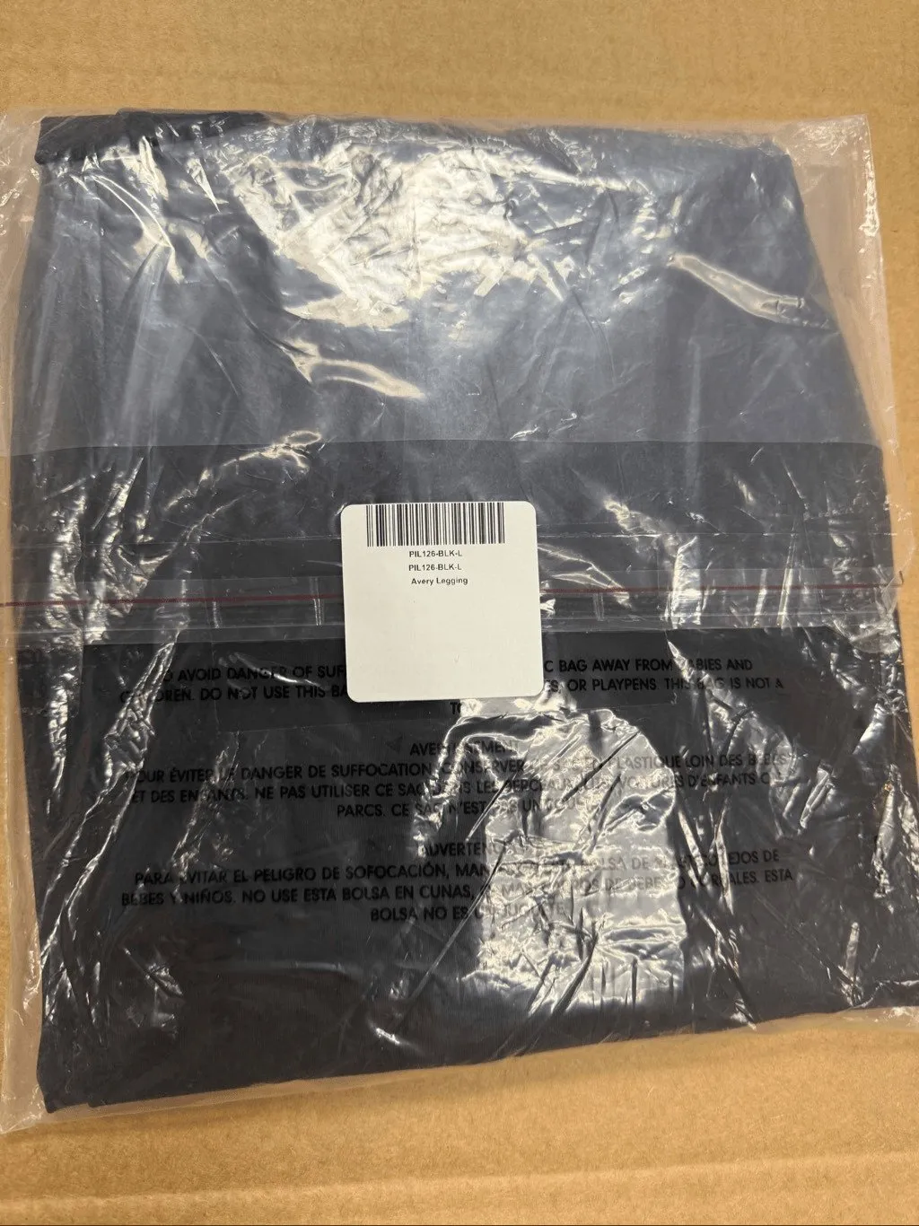 New Gigi C Avery High Waist Cutout Bonded Jersey Leggings L Black Size L - Image 4