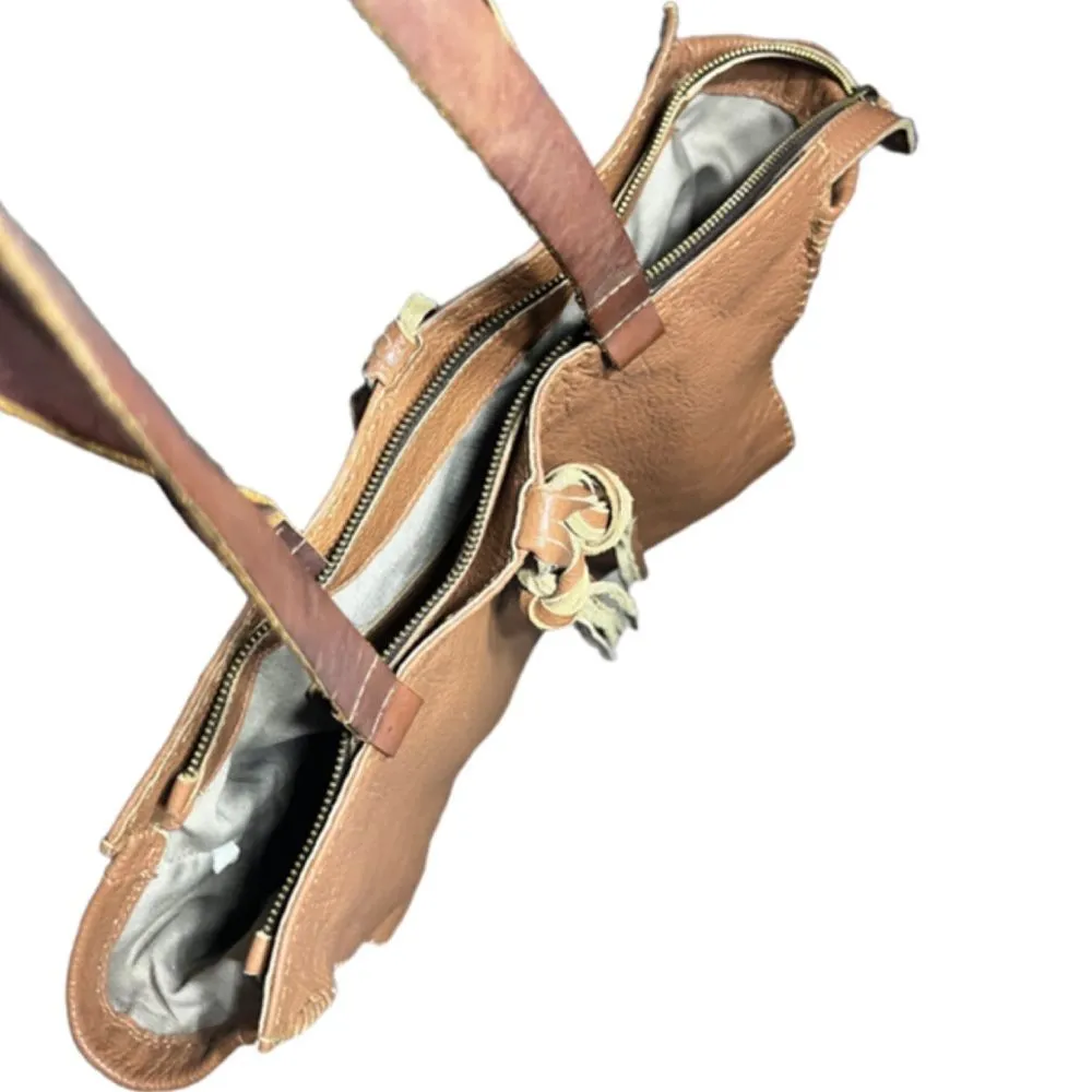 Carla Mancini Carmel camel brown tassel bag - Image 9