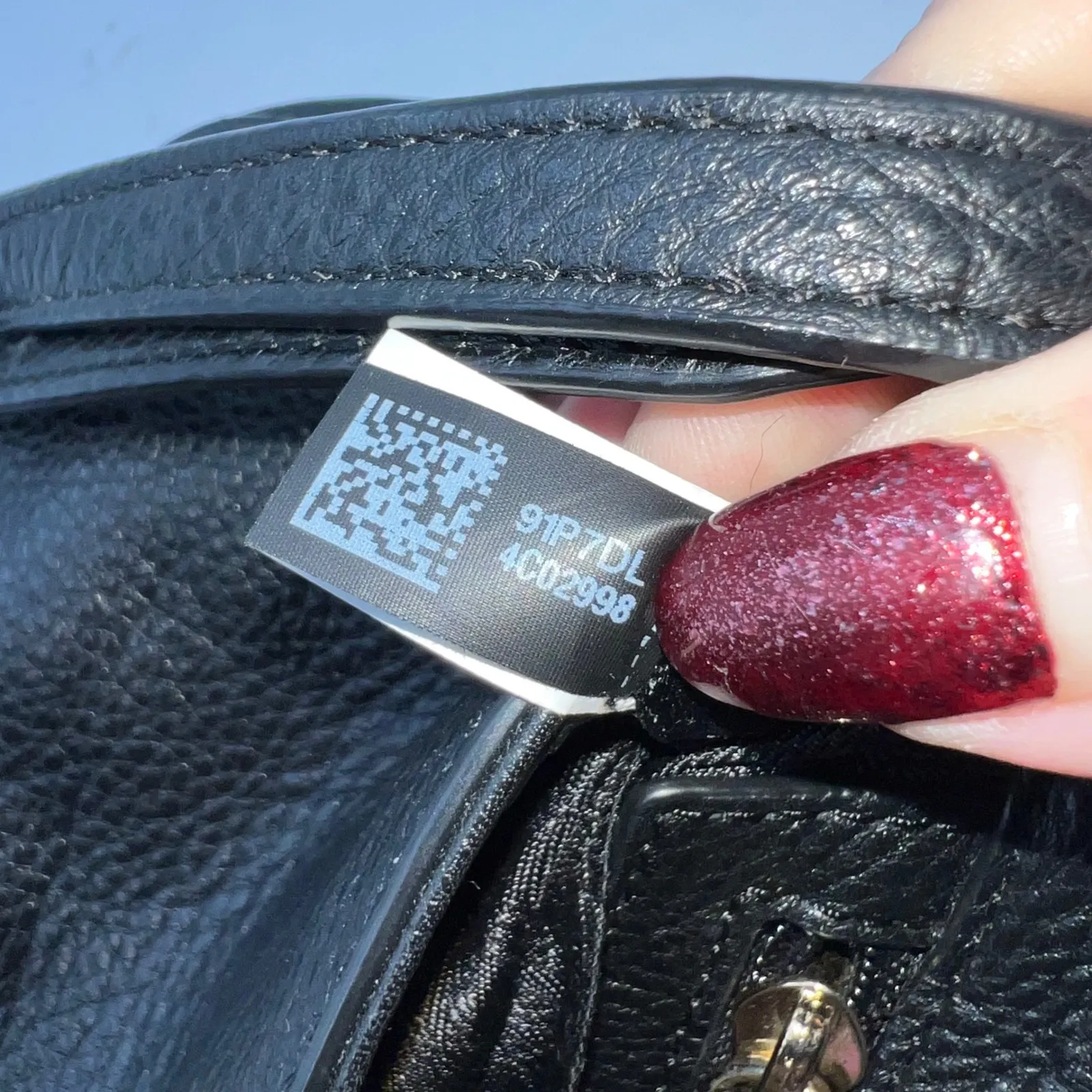 Michael Kors Black Pebbled Leather Flap Chain Shoulder Crossbody Bag W/COA - Image 7