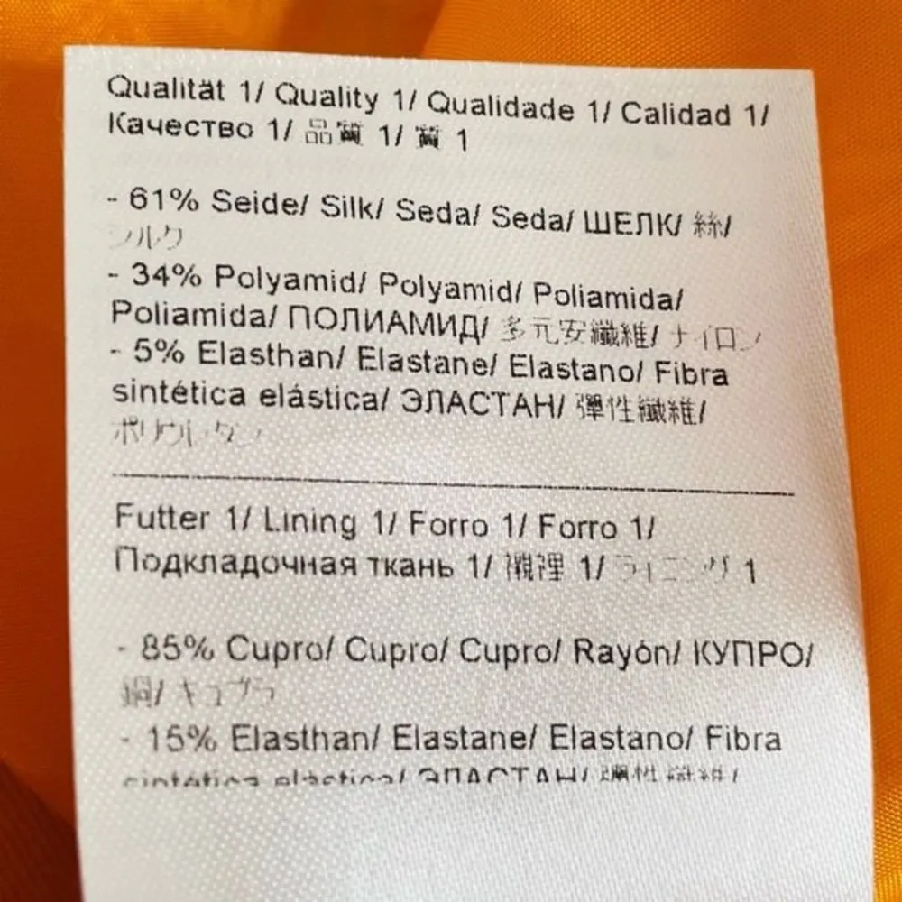 Escada Silk Faux Wrap Pencil Dress Sunflower Yellow Size Medium (38) - Image 7