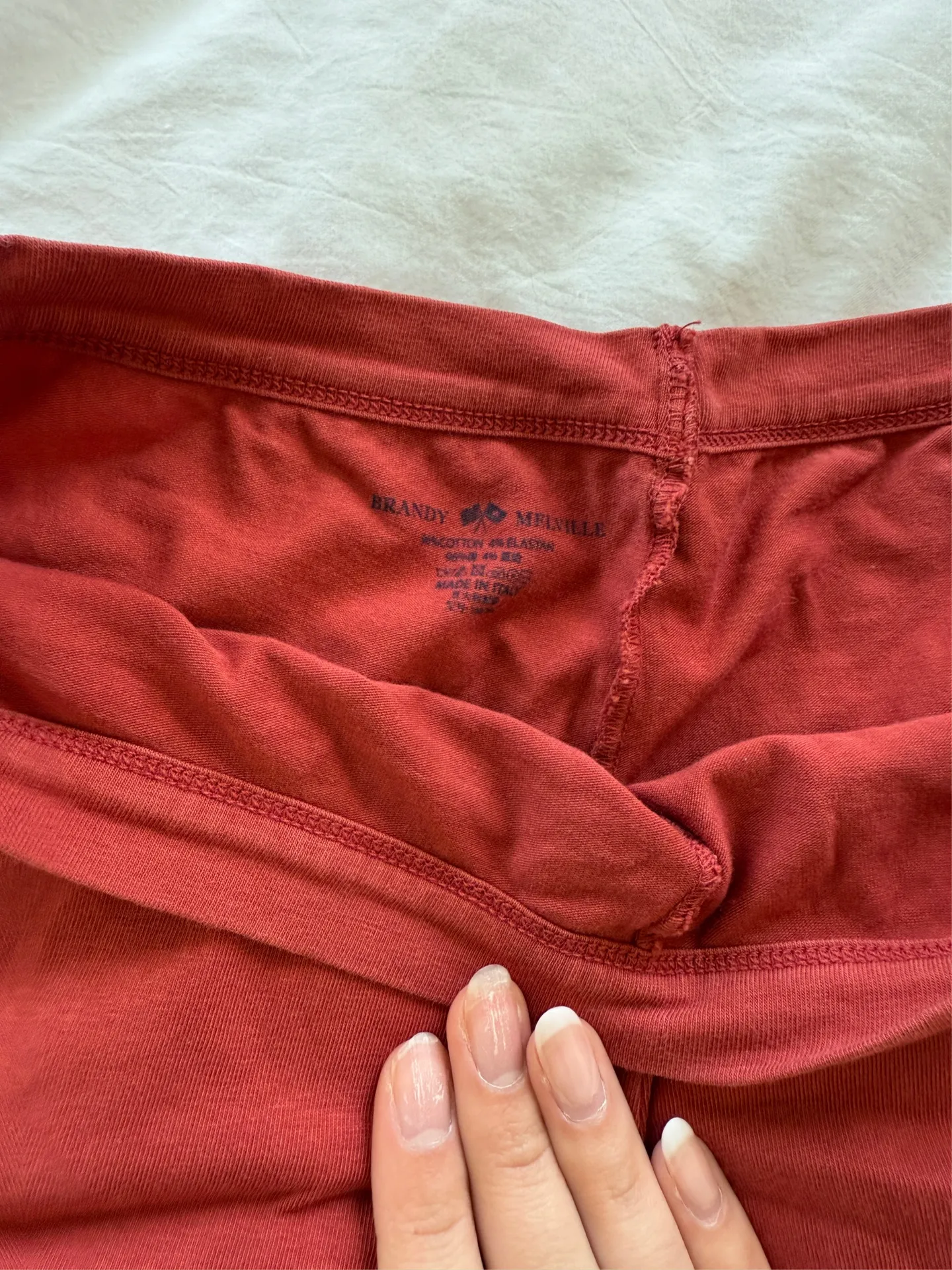 red brandy melville boy shorts  - Image 2
