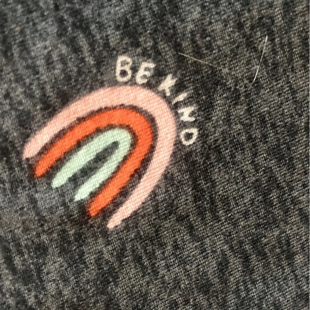 “Good Vibes, Be Kind” Sleep Shirt, Old Navy, Gray, Size XS - Image 7