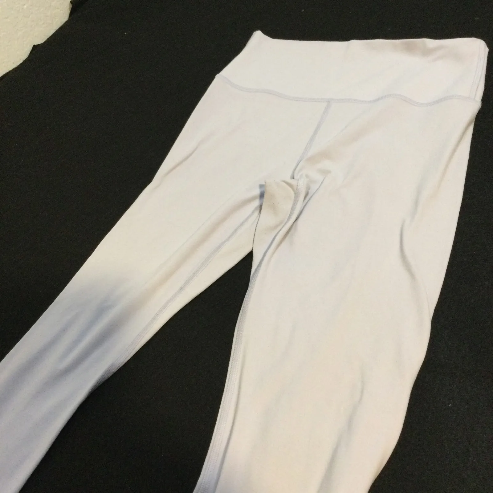 All‎ in Motion Womens Activewear Leggings Cream Size S High Rise Athletic - Image 3