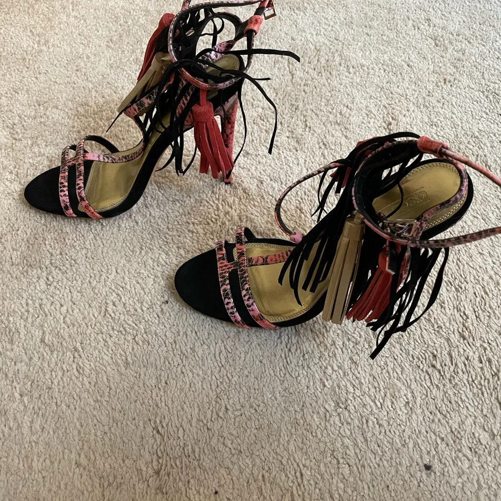 Asos snake print tassel hills - Image 5