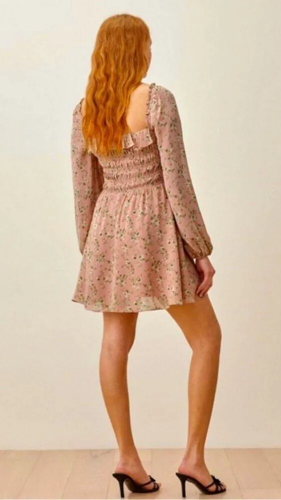 💕REFORMATION💕 Morris Dress Y2K ~ Melody Ditsy Floral Print 6 NWOT - Image 7