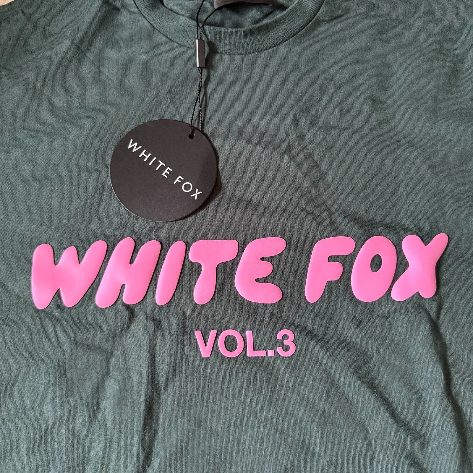 White Fox Offstage Oversized Tee Pine Size XS/S - Image 5