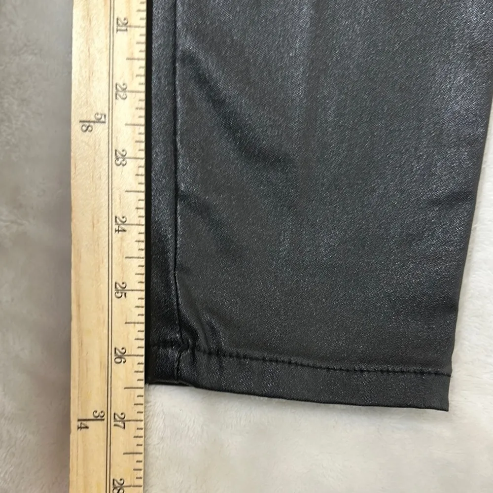 KanCan Black Cropped Ankle Pants with Sleek Finish Size 30 - Image 7