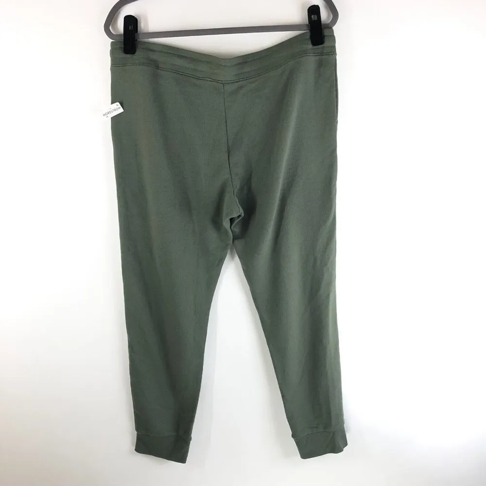 Caslon Womens Jogger Sweatpants Pull On Pockets Drawstring Green XS - Image 2