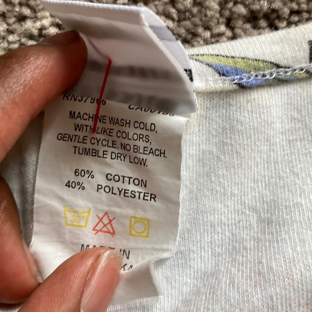 Classics by Jantzen Floral Print Pajama Set SIZE MP/LP - Image 4