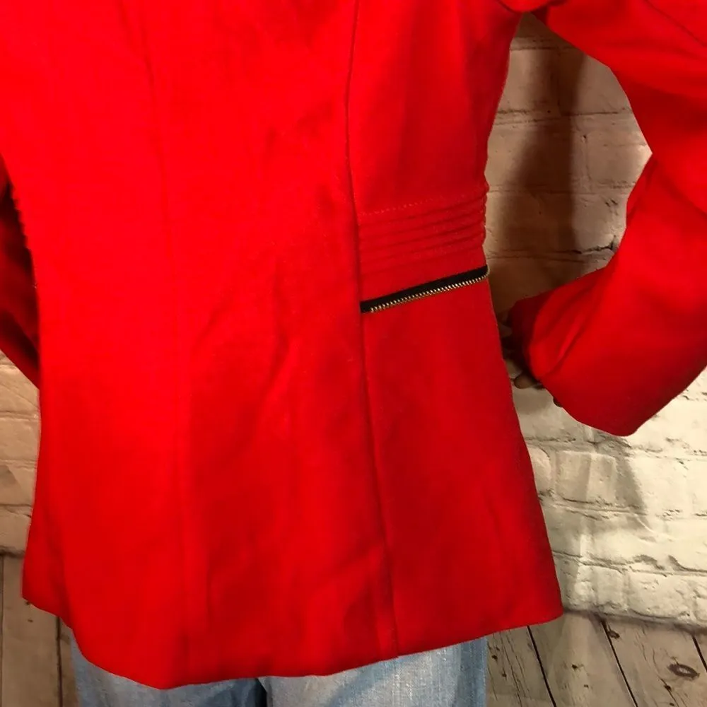 Asian Brand Military Inspired Red Blazer NWT Marked XXL but Runs Small Size undefined - Image 7