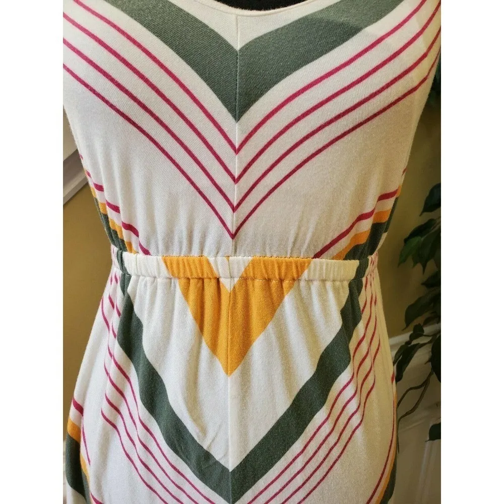 Old Navy Women White Casual Dress Small - Image 4