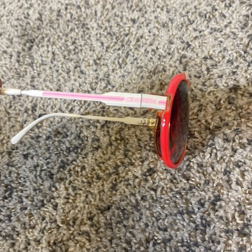 Vintage Carrera "Endurance" Sunglasses - Pink / Crystal / White - Made in Italy - Image 4