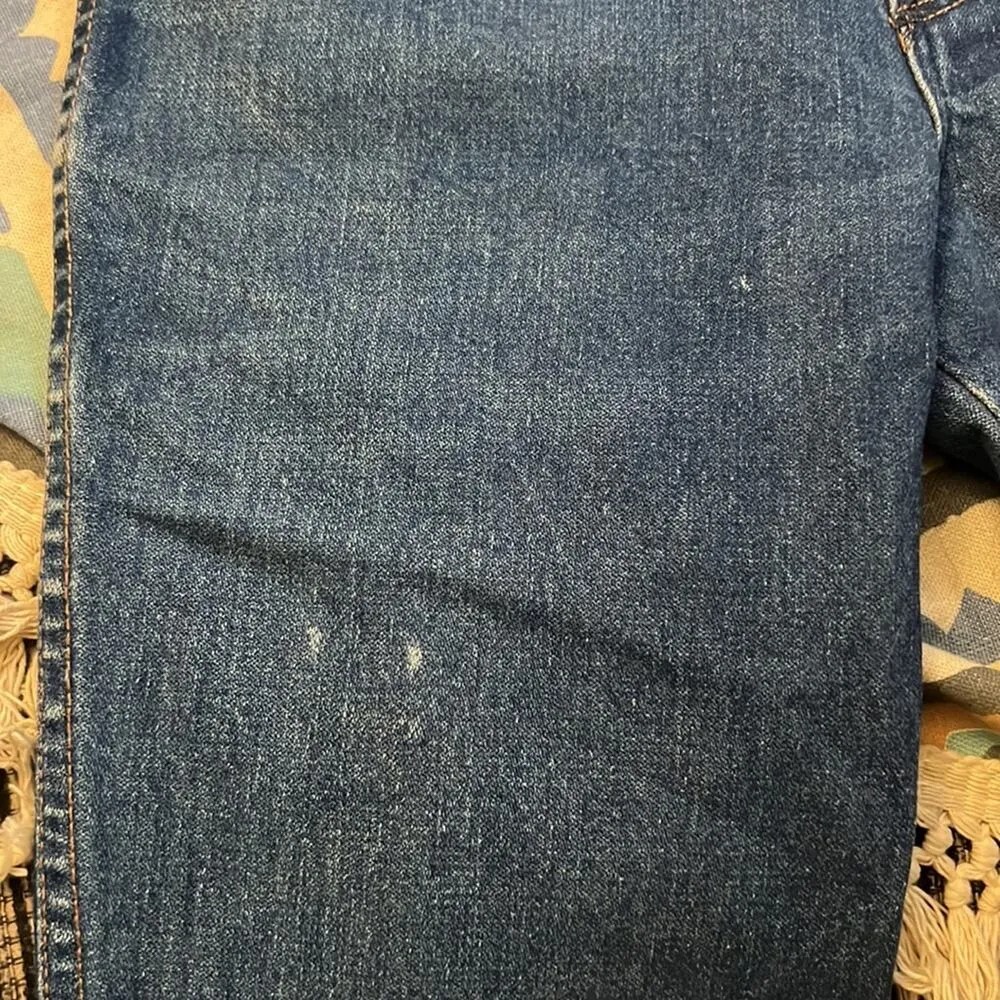 Vintage 70s Wrangler straight leg high rise jeans Size 5 - 24" WAIST - Image 8