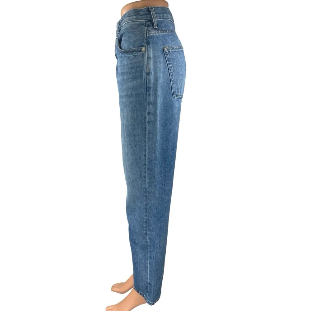 Everlane 90's Cheeky Women's Blue High Waisted Straight Leg Denim Jeans Pants 29 - Image 2