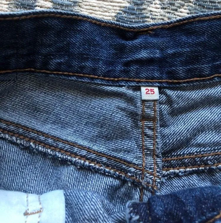 Distressed Denim Cutoff Shorts - Image 2