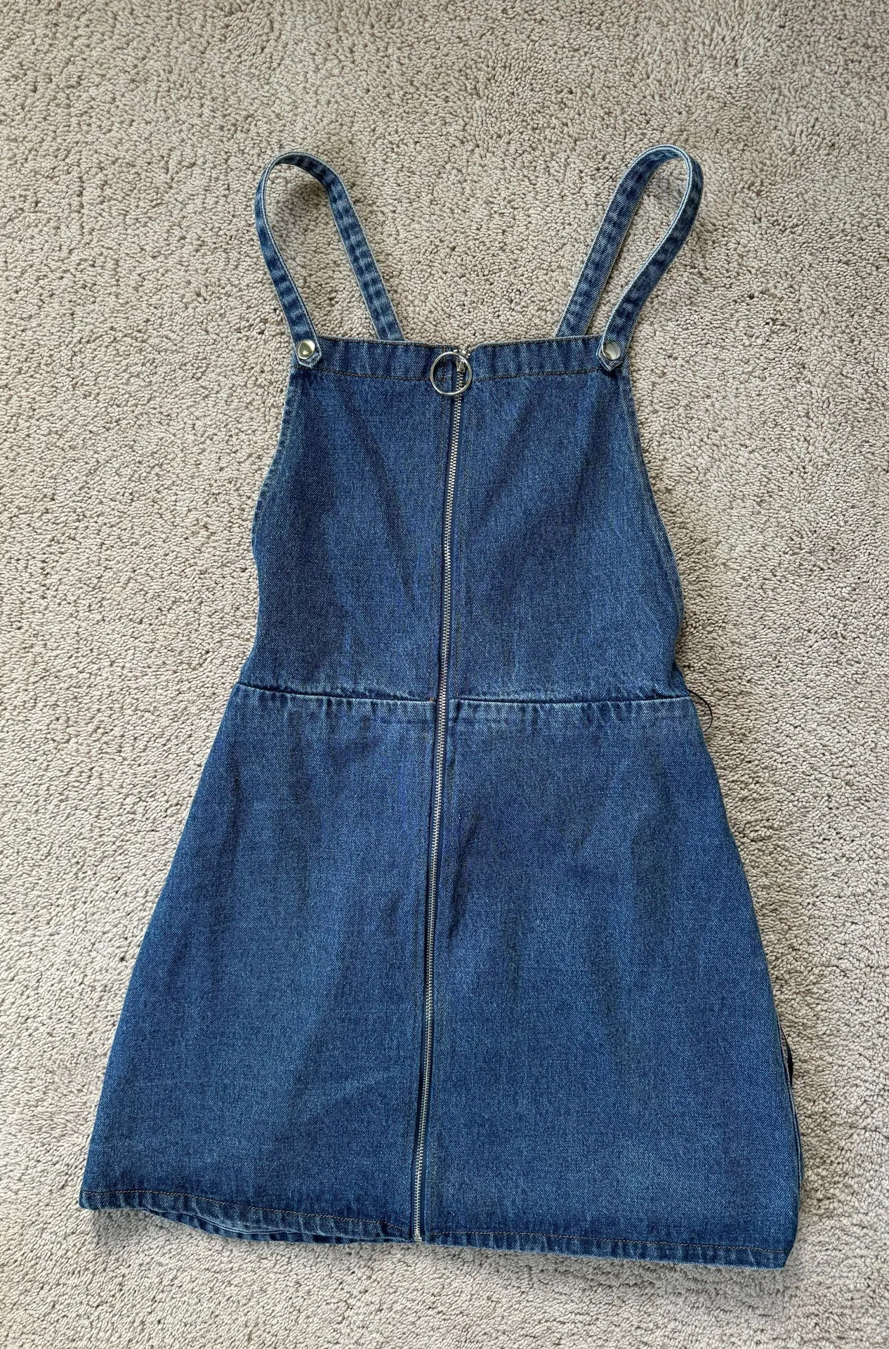 Denim Zipper Dress - Image 2