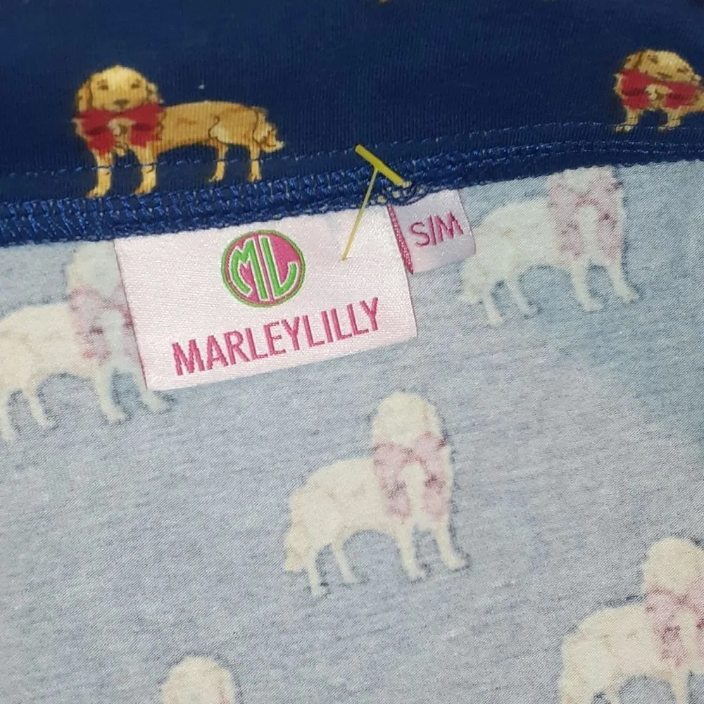 Marley Lilly Initials C.A.T. Night Shirt SIZE S - Image 3