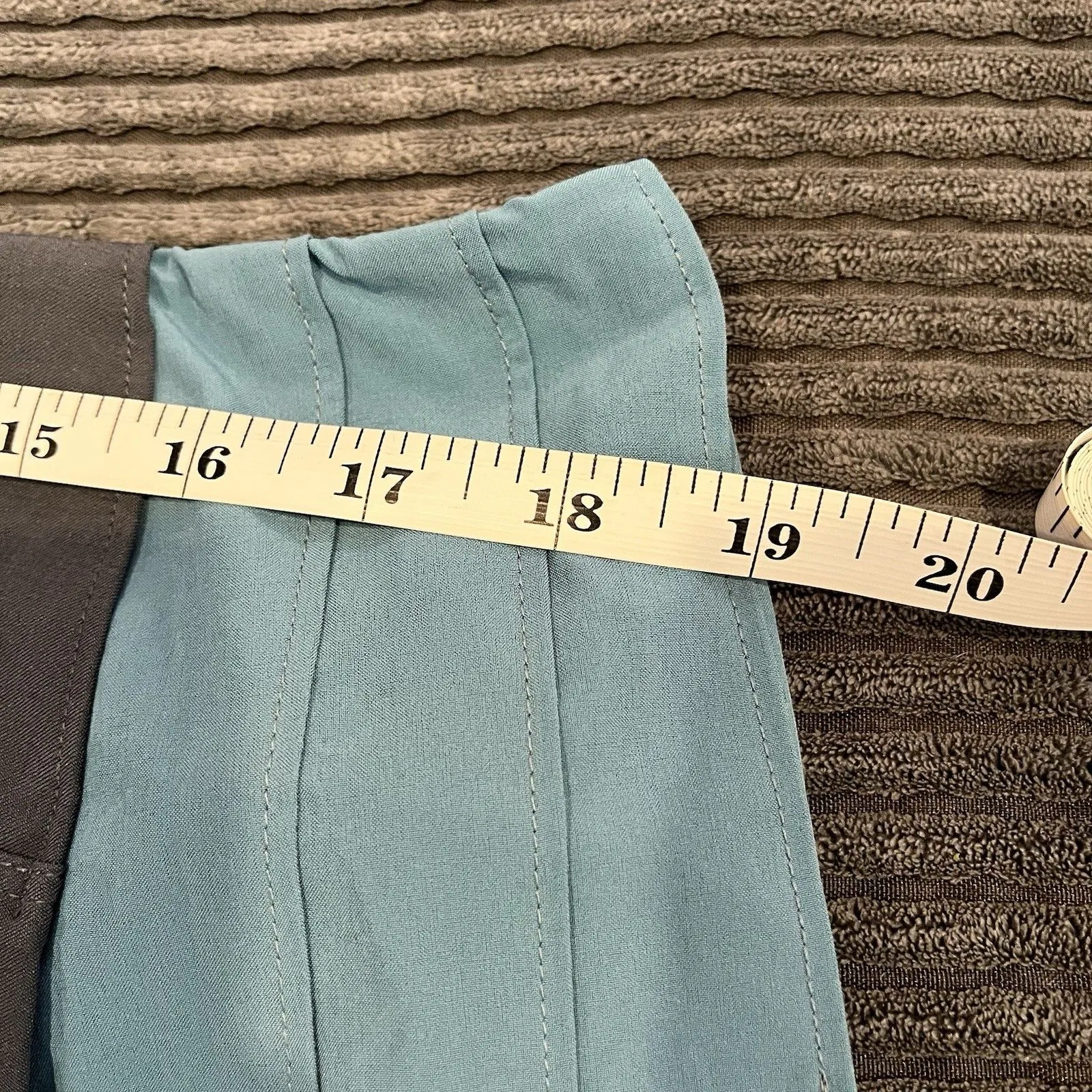 Athleta Skort Women's Size XL Gray Blue Golf Pickleball Fairway Pleated Jupe - Image 7