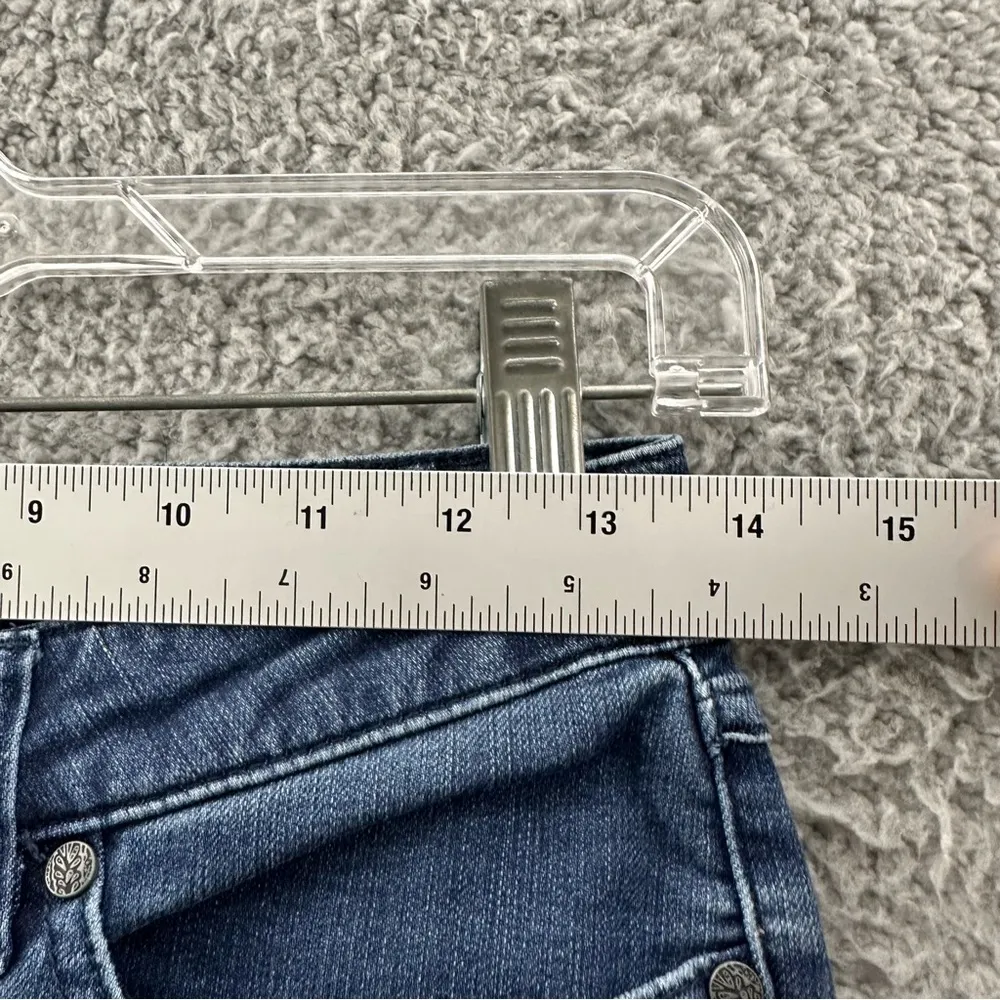 PrAna Kayla Jeans Mid Rise Skinny Organic Cotton Dark Wash Women 's 0/25 x 31 - Image 7