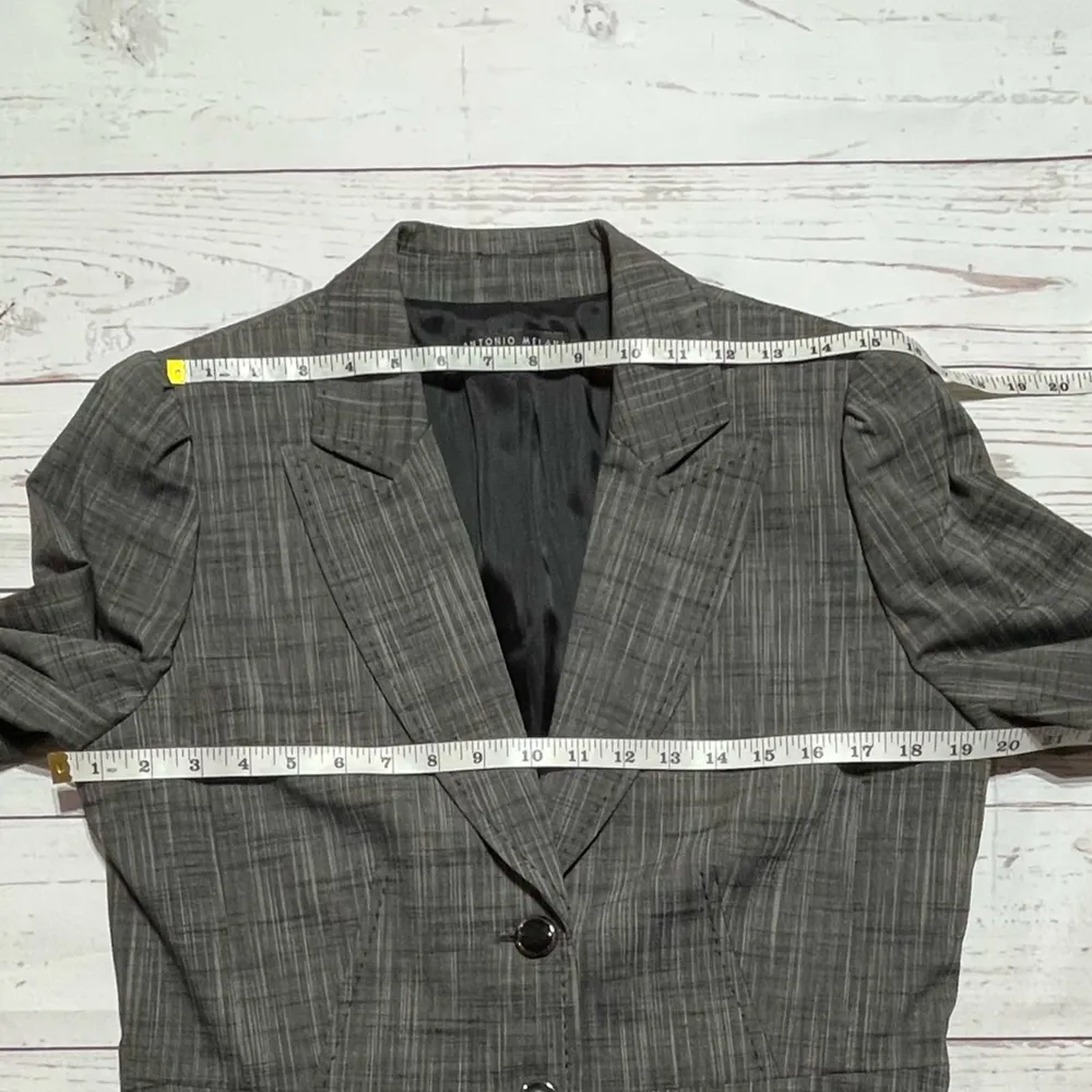 Antonio Melani Blazer Gray Professional Career Size 10 - Image 11