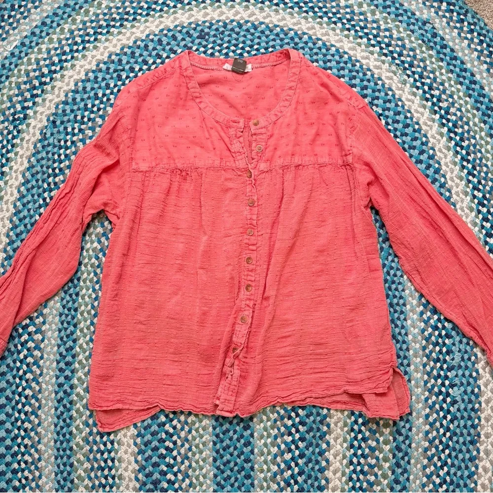 Pilcro and the Letterpress Mila Draped Shirt - Image 4