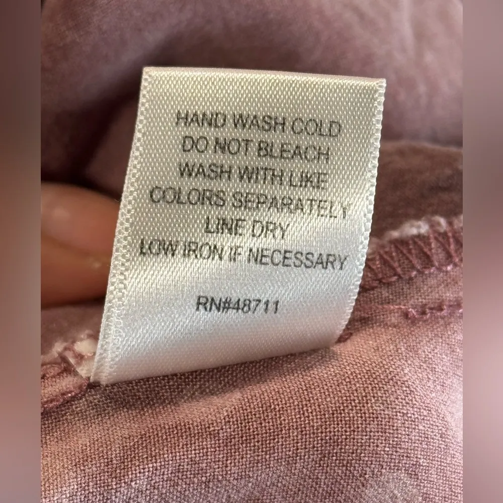 Ophelia Roe Pink Polka Dot Smocked Cottage Core Dress Midi Women’s Size 1x - Image 7