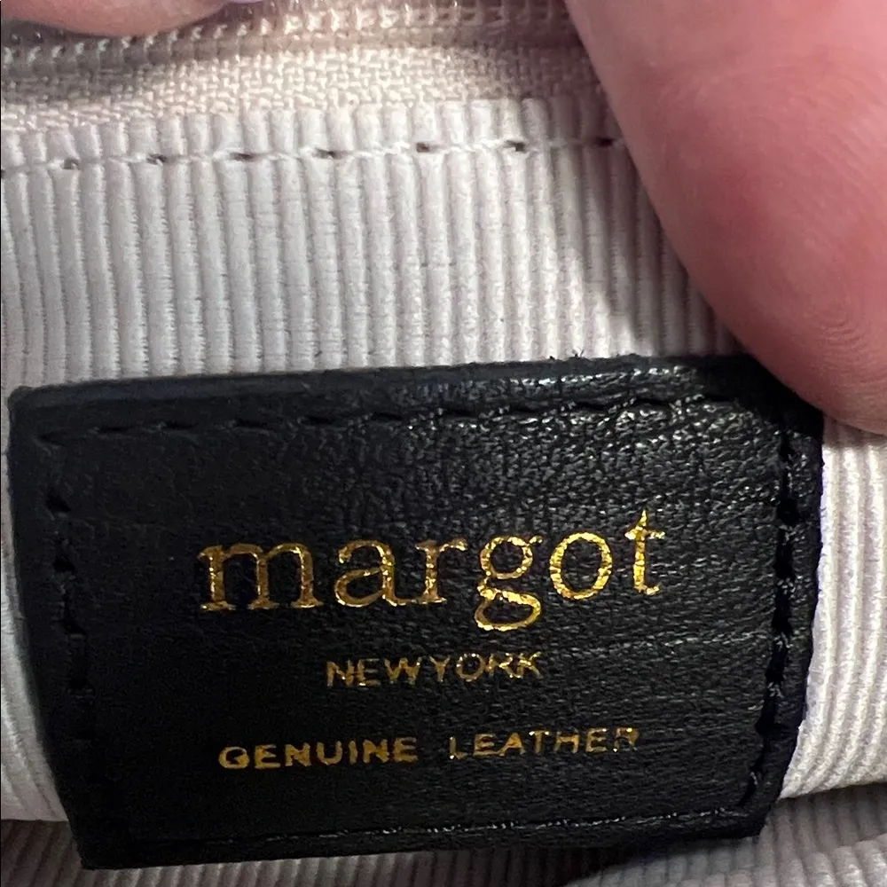 Margot New York | Classic Black Crossbody Bag w/ Matching Wallet - Image 8