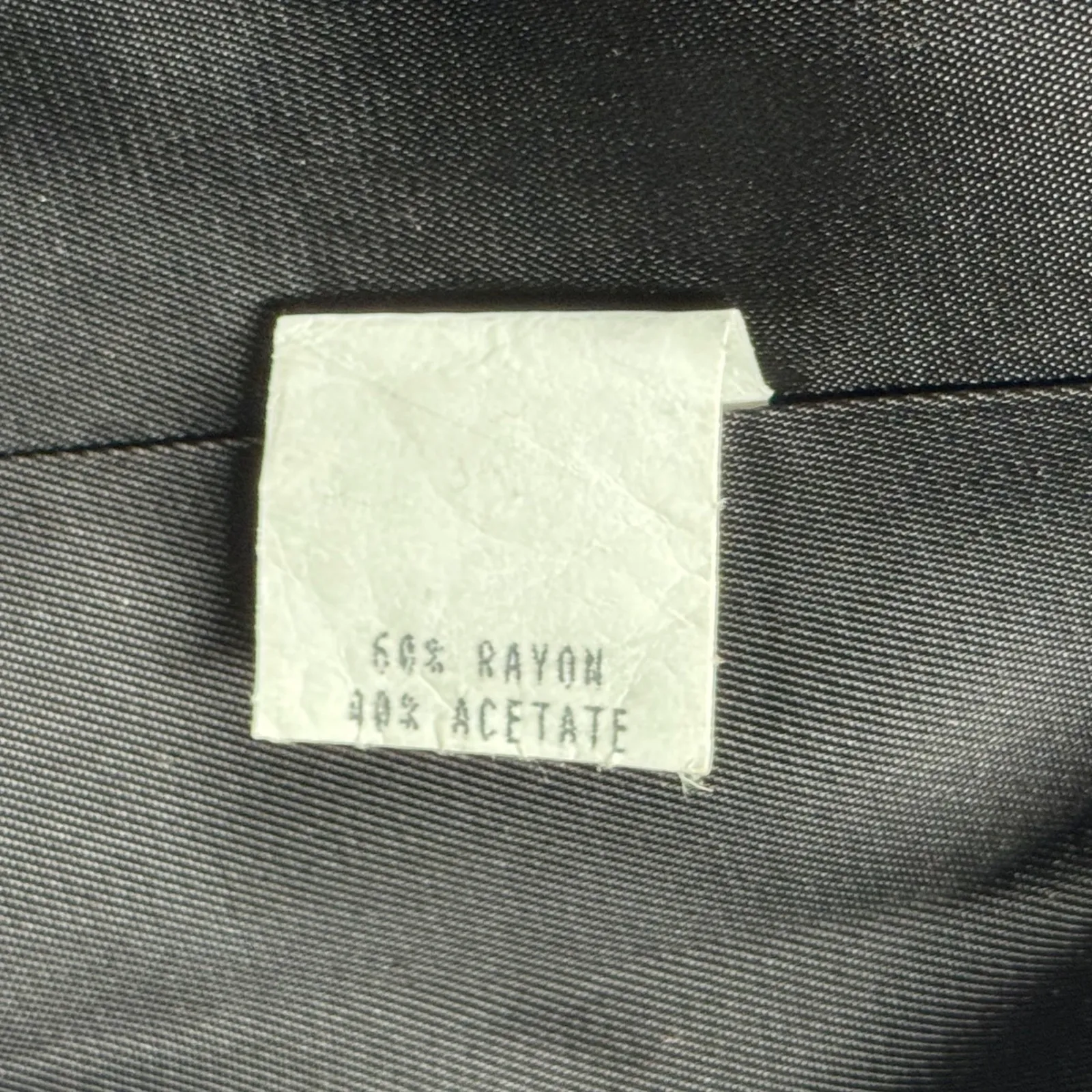 Marshall Rousso Blazer 8 Vintage 80s Gold Pinstripe Double Breasted Power Jacket Black - Image 9