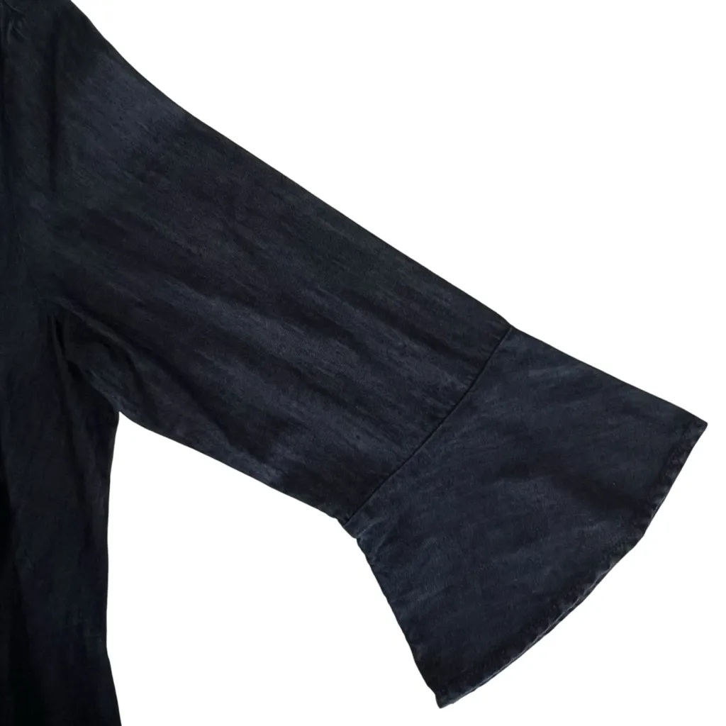 Talbots Womens Chambray Denim Dress Size 16 Minimalist Career Capsule Wardrobe - Image 3