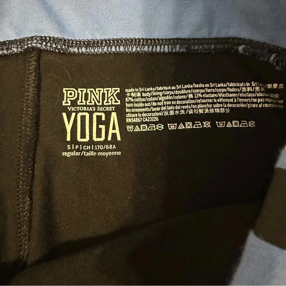 Y2K PINK Victoria's Secret Foldable Waist Flare Yoga Pants - Image 3