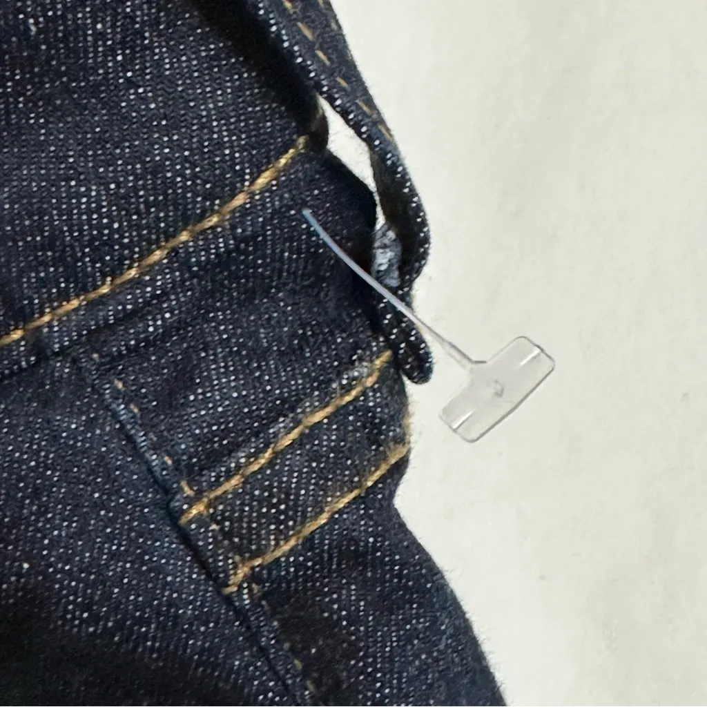 Hudson NWOT Juliette Refine Super Skinny Dark Denim Split Hem Jeans 27 Punk - Image 8