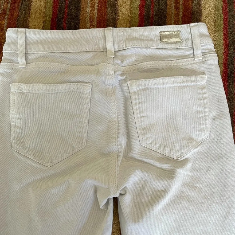 Paige Verdugo white Crop Jeans - Image 8