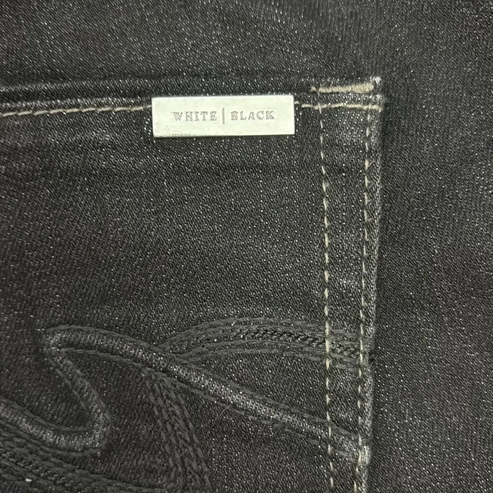 White House Black Market Black Boot Leg Blanc Women's Black Jeans Size 4R - Image 6